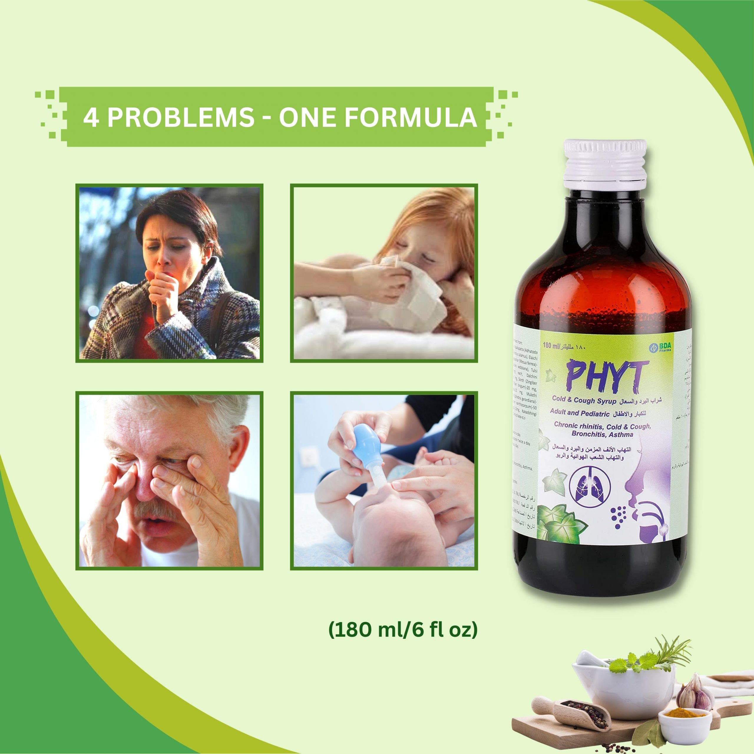 PHYT Cold & Cough Herbal Syrup